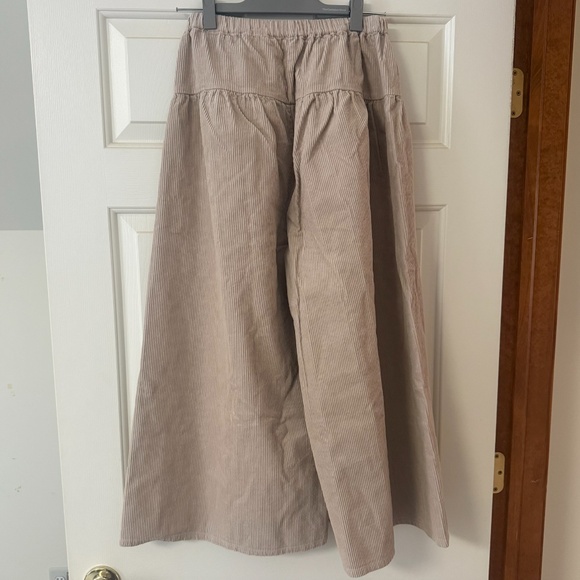 The Simple Folk The Corduroy Culotte Womens Oatmeal US 4 NWT - Picture 5 of 7